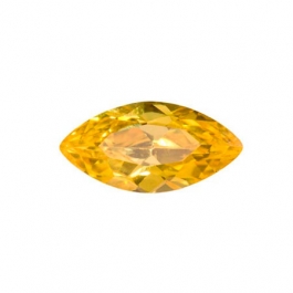 10X5mm Marquise Golden Yellow CZ - Pack of 2