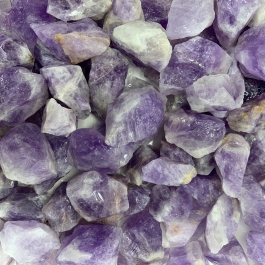 WireJewelry Amethyst Rough - Large Natural Gemstones in 3 LB Bag