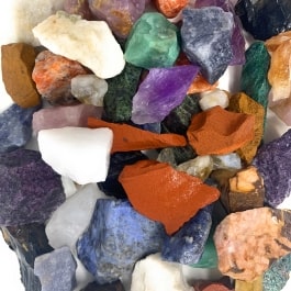 WireJewelry Brazil Stone Mix Rough - Large Natural Gemstones in 3 LB Bag