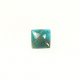 Blue Apatite 6mm Square Cabochon - Pack of 2