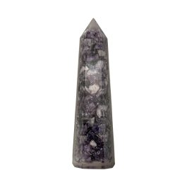 Amethyst Orgonite Points