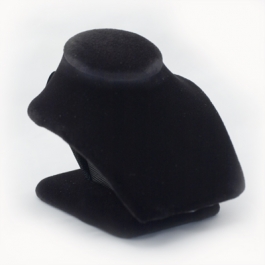 2 1/2 Inch Black Velvet Mini Neck Bust - Pack of 1