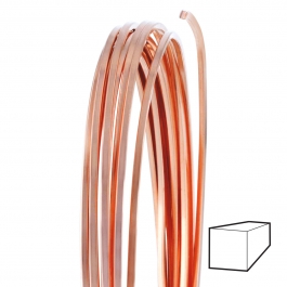 12 Gauge Square Dead Soft Copper Wire - 1 FT: Jewelry Making Supplies, Instructions