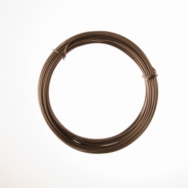 12 Gauge Matte Brown Anodized Aluminum Wire - 39ft