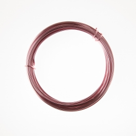 12 Gauge Pink Anodized Aluminum Wire - 39ft