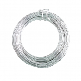 14 Gauge Silver Enameled Aluminum Wire - 60ft