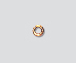 Gold Filled Jump Rings Open (.040) 18ga. (OD) 4mm Heavy (ID) 2.24mm - Pack of 10