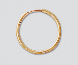 Gold Filled Endless Hoop 16mm - Pack of 2
