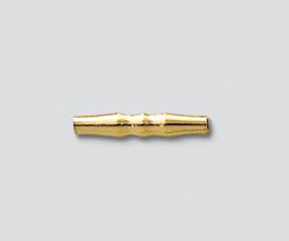 Gold Filled Bead Fancy Bright 3x14mm - Pack of 1