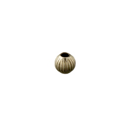Gold Filled Corrugated Bead 3mm - Pack of 5