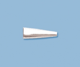 Sterling Silver Bead Cone 12x4mm - Pack of 1