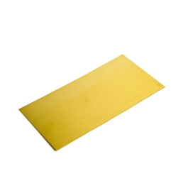 22 Gauge 0.025 Dead Soft Yellow Brass Sheet Metal - 6x12 Inch