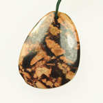 44x33mm Desert Zebra Jasper OOAK Pendant