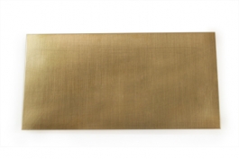 Red Brass Sheet Metal - 28 Gauge - 6 x 3 Inches