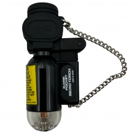 Blazer PB207 "The Torch" Butane Refillable Pocket Torch, Black