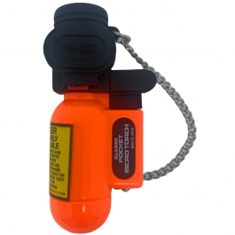 Blazer PB207 "The Torch" Butane Refillable Pocket Torch, Blaze Orange