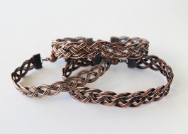 Albina Manning Braided Wire Bangles