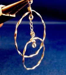 Twisted Circles Earrings