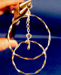 Twisted Circles Earrings