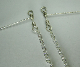 Spiral Chain Drop Earrings