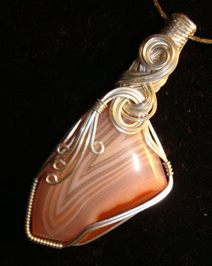 Lake Superior Agate in Sterling Silver