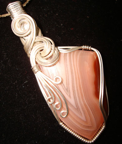 Lake Superior Agate in Sterling Silver