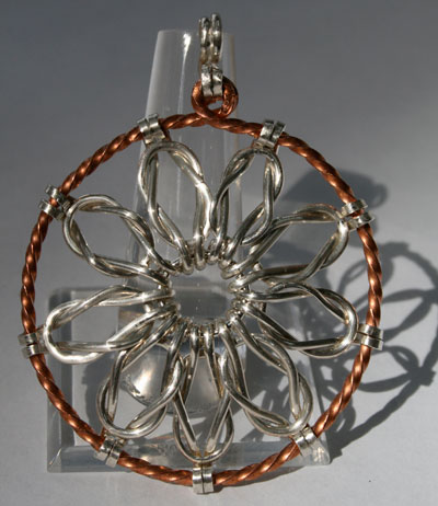 Wire Loveknot Pendant