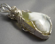 Sun Jade Pendant, Side View