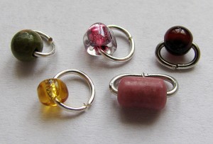 Beaded Jump Rings by Albina Manning