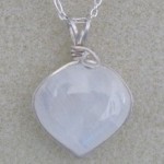 Moonstone wire wrapped by Beverly Brown