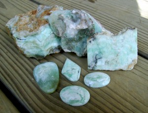 Peruvian blue opal