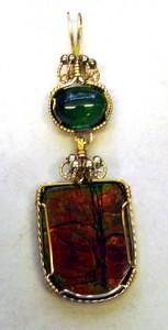 Ammolite Pendant