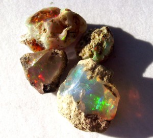 Ethiopian rough opal