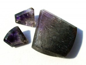 amethyst with inclusions