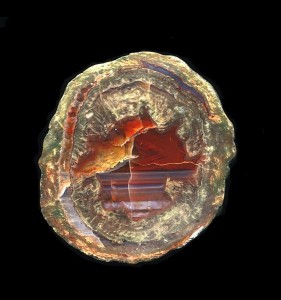 Thunderegg agate from France, image property of David Rix Eibonvale