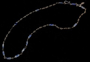 Sodalite Bead link Necklace