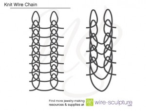 Viking knit chain diagram