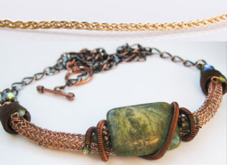 Viking Knit Chain And I Cord Chain Jewelry Making Blog Information Education Videos