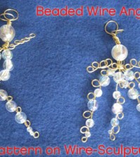 Beaded Wire Angels