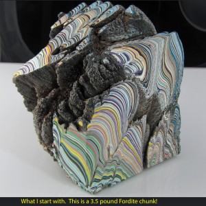 Fordite Rough courtesy of Lee Zimmerman