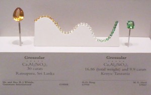 Color range of Grossular Garnet