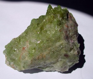 Vesuvianite from the Jeffrey Mine in Asbestos, Quebec