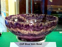 Cliff Blue Vein Bowl - Castleton Visitor Centre